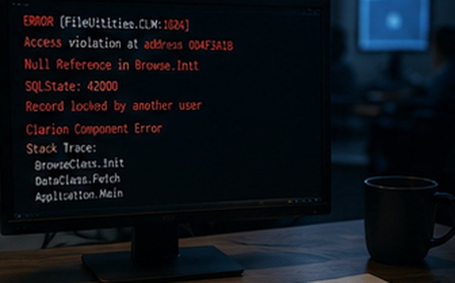 Troubleshooting difficult Clarion software problems